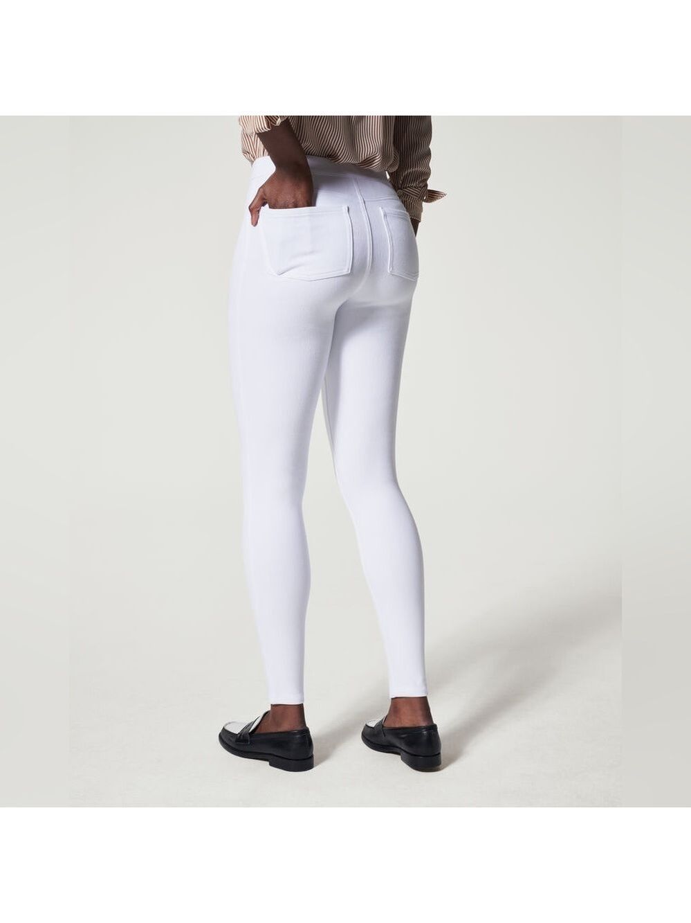 Spanx Jeanish Ankle Leggings Size Large - Picture 5 of 13